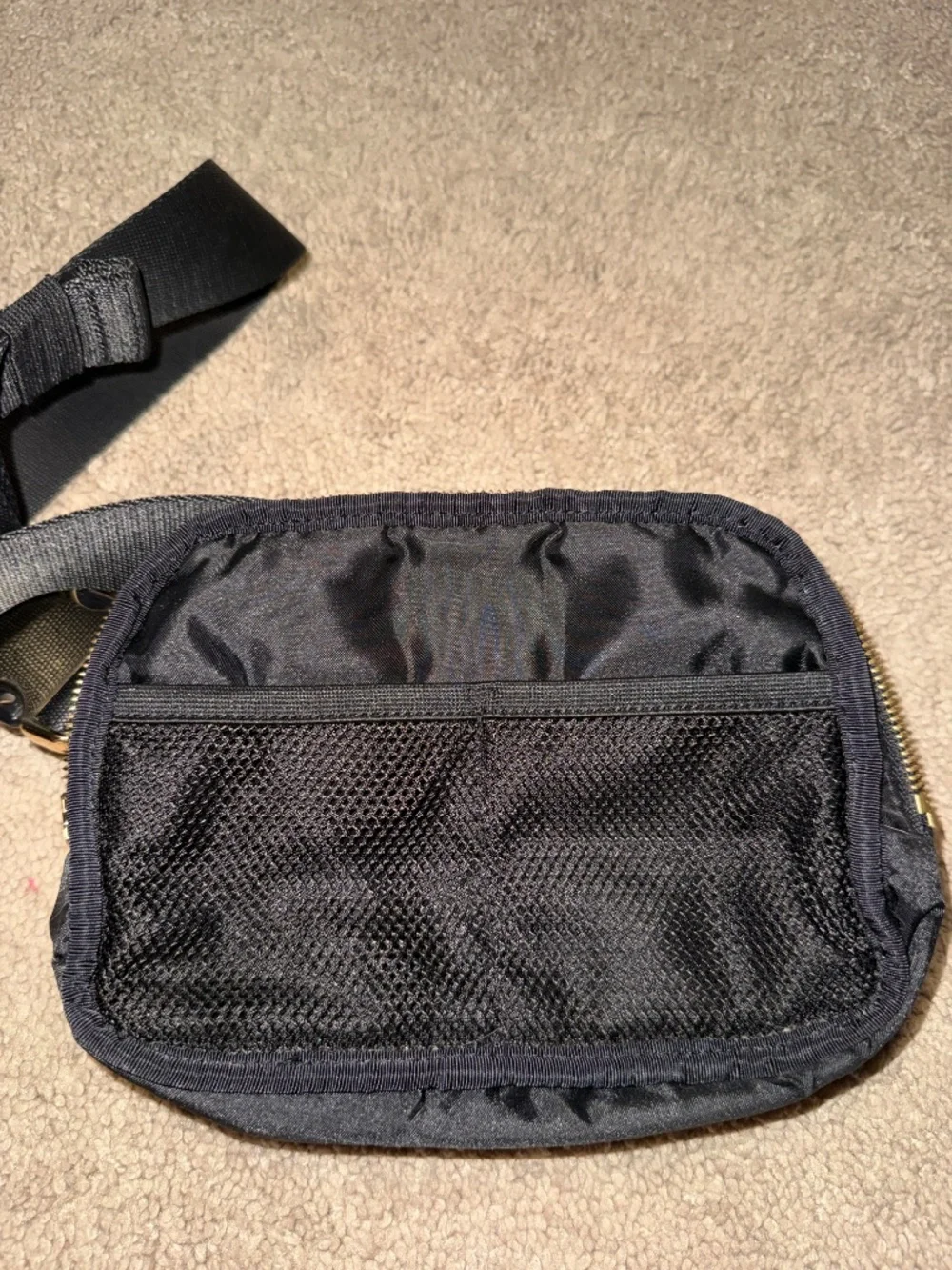 Lululemon Velvet Quilted Belt Bag Black